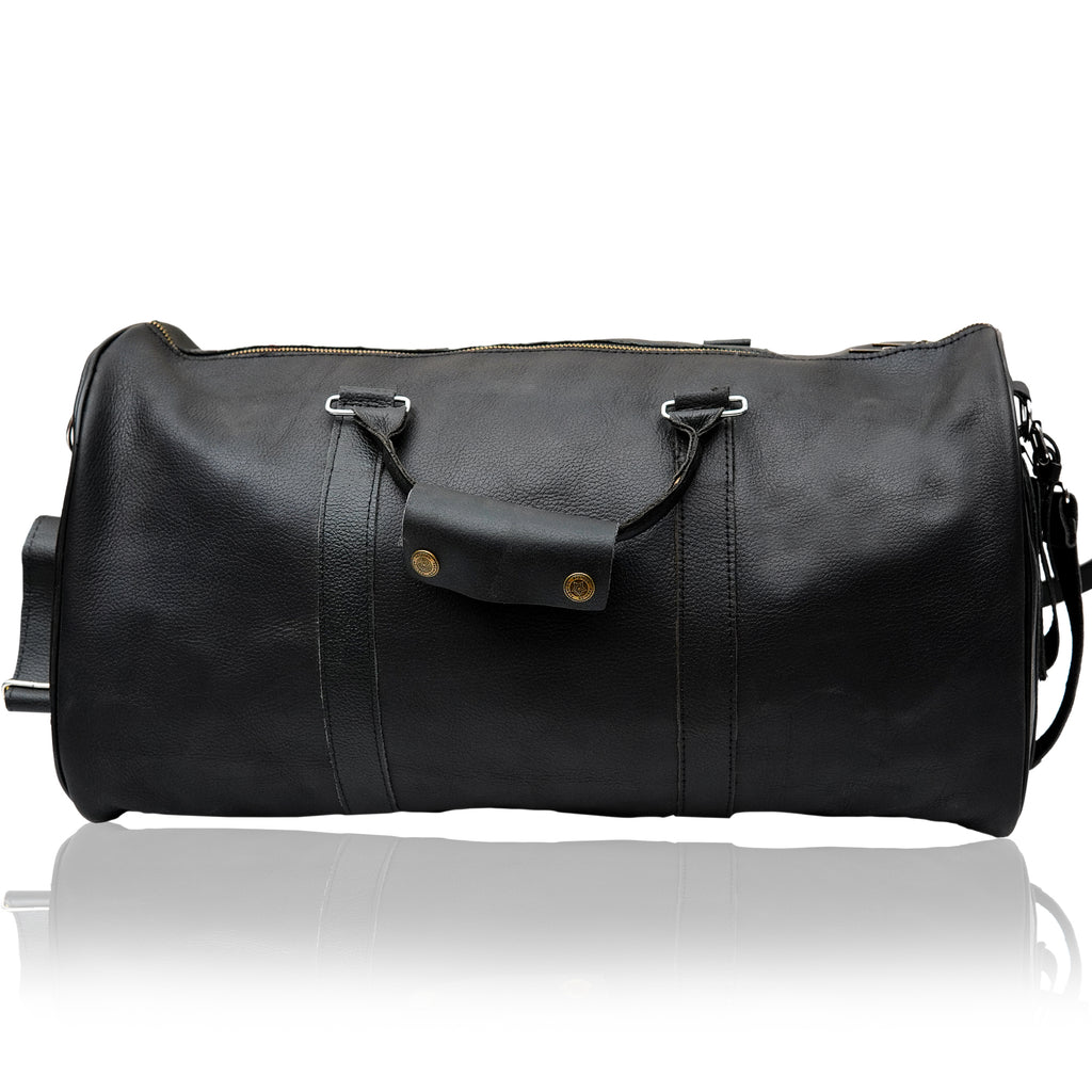 Leather Travel Bag Weekender Overnight Bag Leather Large Carry On Bag Travel Tote Duffel Bag for Men & Women